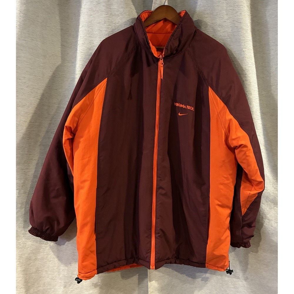 Nike Virginia Tech Reversible Coat Size XL - Picture 1 of 10